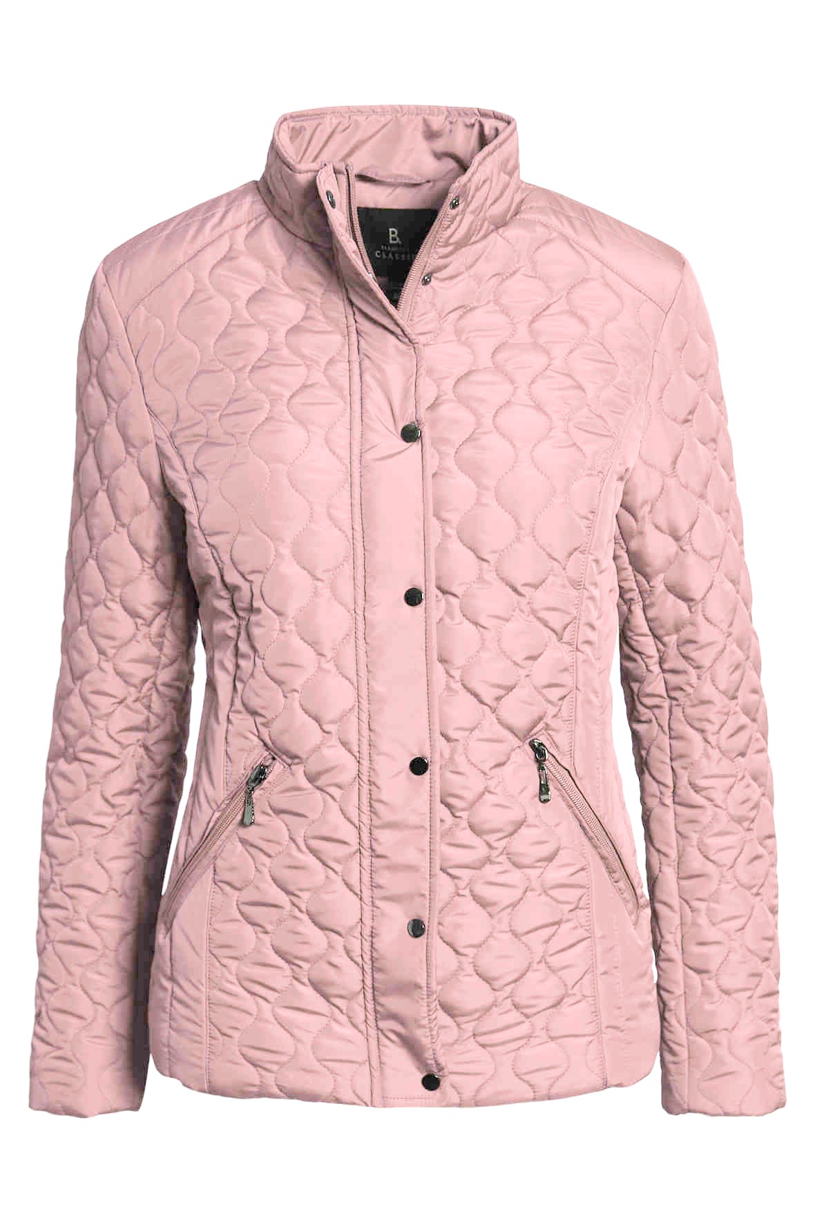 Becks Ud Snavset Brandtex Quiltet jakke til damer - kort model - rosafarvet - Hos Lohse