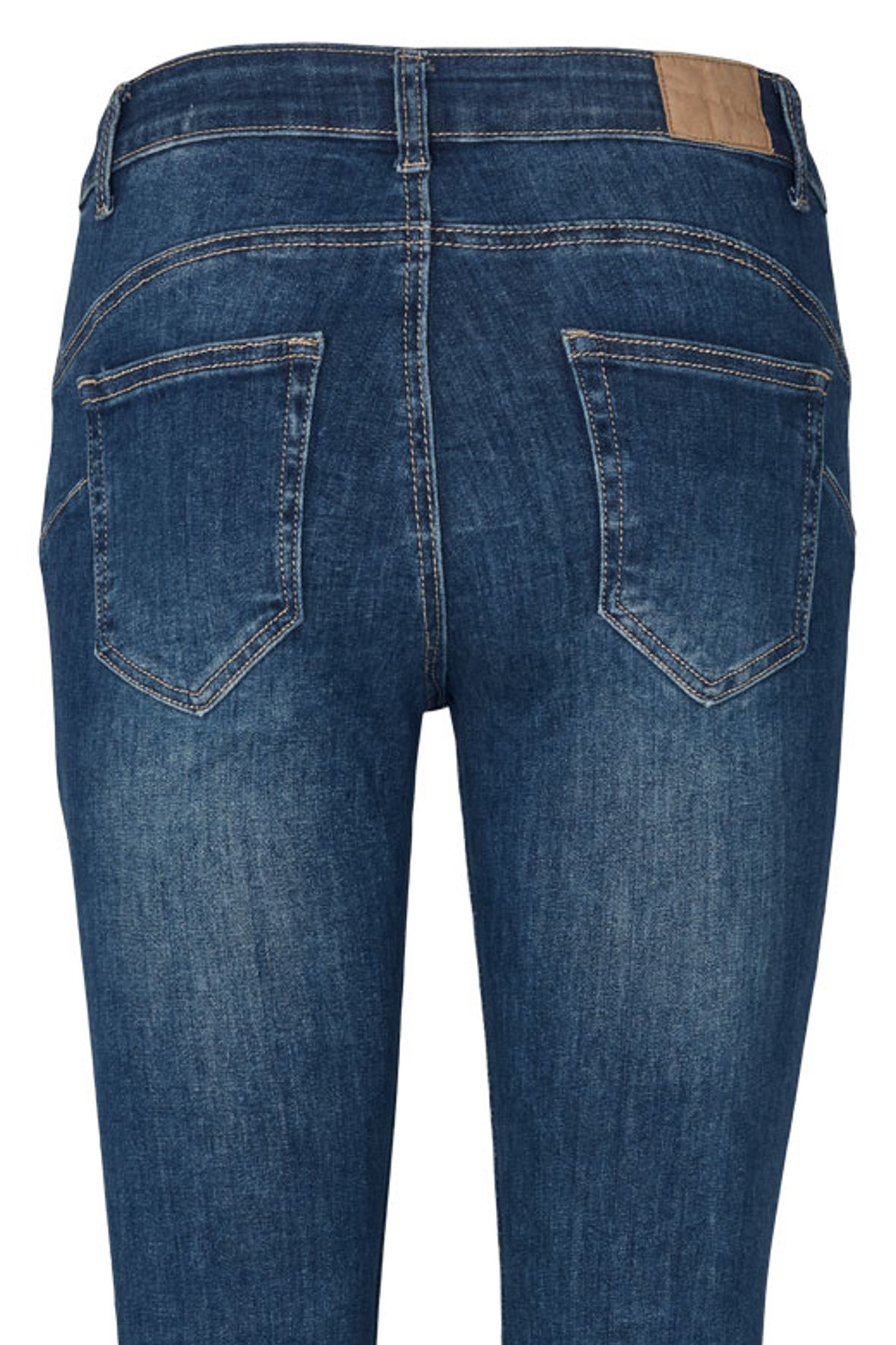 kode tæt Patent Prepair Lykke jeans med krøl og stræk i tight fit der sidder til - Hos Lohse