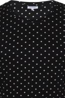 Zhenzi - Clora 233- Polka Prikket T-shirt - Sort