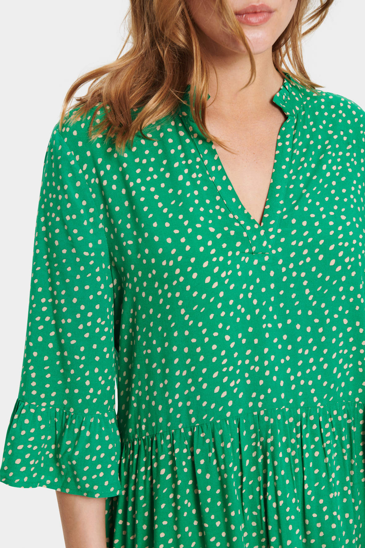 Saint Tropez Dress snit flagrende - Lohse -løst - & smuk sommerkjole Hos grøn