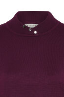 Micha - Basic Viscose Knit - Turtleneck Strik - Aubergine