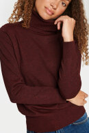 Saint Tropez - MilaSZ Rollneck Pullover - Rullekrave Strik - Tawny Port Melange