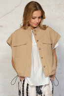 Prepair - Abigail Vest - Oversized - Cotton - Sand