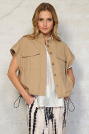 Prepair - Abigail Vest - Oversized - Cotton - Sand