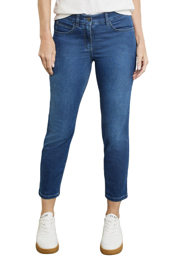 Gerry Weber - SOL:INE Best4Me 7/8 Del Jeans - Washed Blue