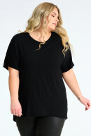 No.1 by OX - T-shirt Basic - Viskose - Black