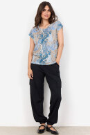 SoyaConcept - SC-Felicity AOP 469 - Paisley Print T-shirt - Skyway