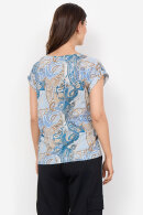 SoyaConcept - SC-Felicity AOP 469 - Paisley Print T-shirt - Skyway