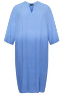 No.1 by OX - Lang Tunika Kjole - Dip Dye - Blue