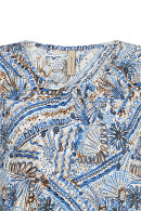 SoyaConcept - SC-Fatana 1 - Paisley T-shirt - Skyway Blue