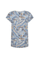 SoyaConcept - SC-Fatana 1 - Paisley T-shirt - Skyway Blue