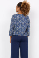 SoyaConcept - SC-Felicity AOP 476 - Paisley Print T-shirt - Blue