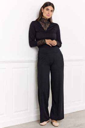 SoyaConcept - SC-Siham 48 Pants - Klassiske Bukser - Black