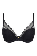 Chantelle EasyFeel - Norah Chic Plunge T-shirt Bra - Bøjle Bh & Fyld - Black