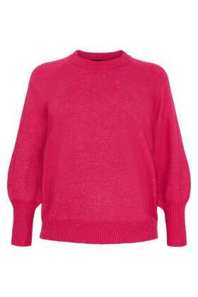 No.1 by OX - Sweater Pullover Ballonærmer - Pink