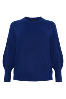 No.1 by OX - Sweater Pullover Ballonærmer - Hot Blue