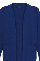 No.1 by OX - Lang Strik Cardigan - Ballonærmer - Hot Blue