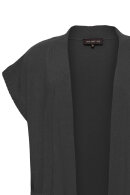 No.1 by OX - Lang Strik Waistcoat - Ærmeløs - Black