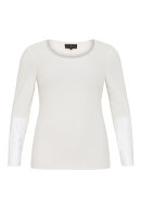 No.1 by OX - Jersey Blouse Lace - Blonde T-shirt - Off White