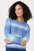 Gerry Weber - Jumper Pullover - Kabelstrik - Blue-White