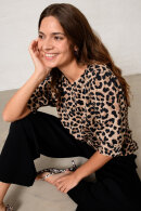 SoyaConcept - SC-Fionia 1 Bluse - Leopard Print - Black Combi