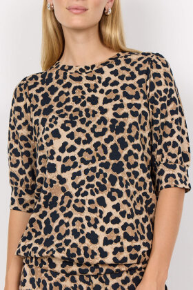 SoyaConcept - SC-Fionia 1 Bluse - Leopard Print - Black Combi