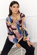 SoyaConcept - SC-Ilana 1 - Print Bluse - Wine