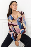 SoyaConcept - SC-Ilana 1 - Print Bluse - Wine