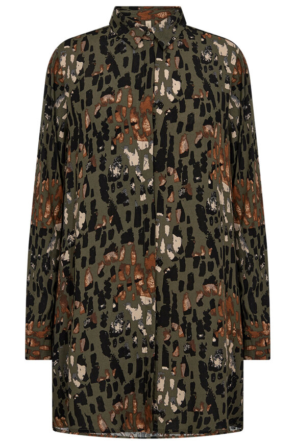 SoyaConcept - SC-Ima 2 - Tunika Kjole m Print - Olive