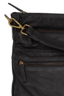 Orchid - Klassisk Crossbody -  Skind Skuldertaske -  Black