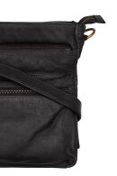 Orchid - Klassisk Crossbody -  Skind Skuldertaske -  Black