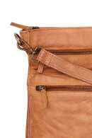 Orchid - Klassisk Crossbody -  Skind Skuldertaske -  Cognac