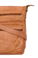 Orchid - Klassisk Crossbody -  Skind Skuldertaske -  Cognac