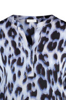 Gerry Weber - Blouse - Kortærmet - Blue & Black Leo