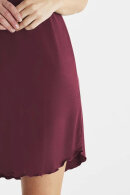 Damella - Bambus Natkjole - Kort - Dark Plum