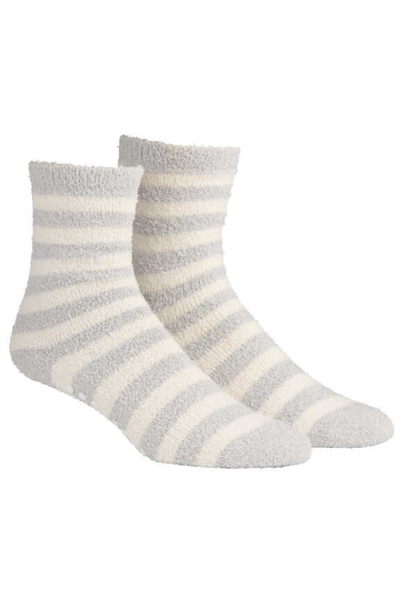 Damella - Fluffy Socks - Hygge- & Natsokker - Grey