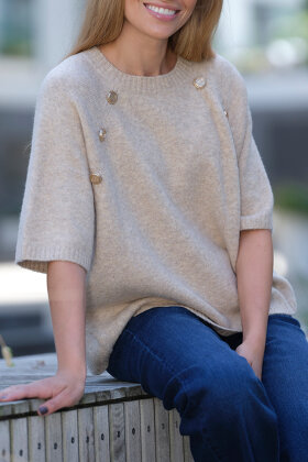 Prepair - Clara Knit - Strik Pullover - Sand