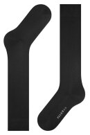 Falke - Cotton Touch Knee-High - Knæstrømpe - Black