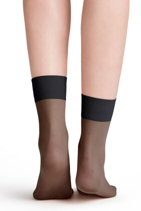 Falke - Pure Matt 20 D Ankle Sock - Ankelstrømpe - Black