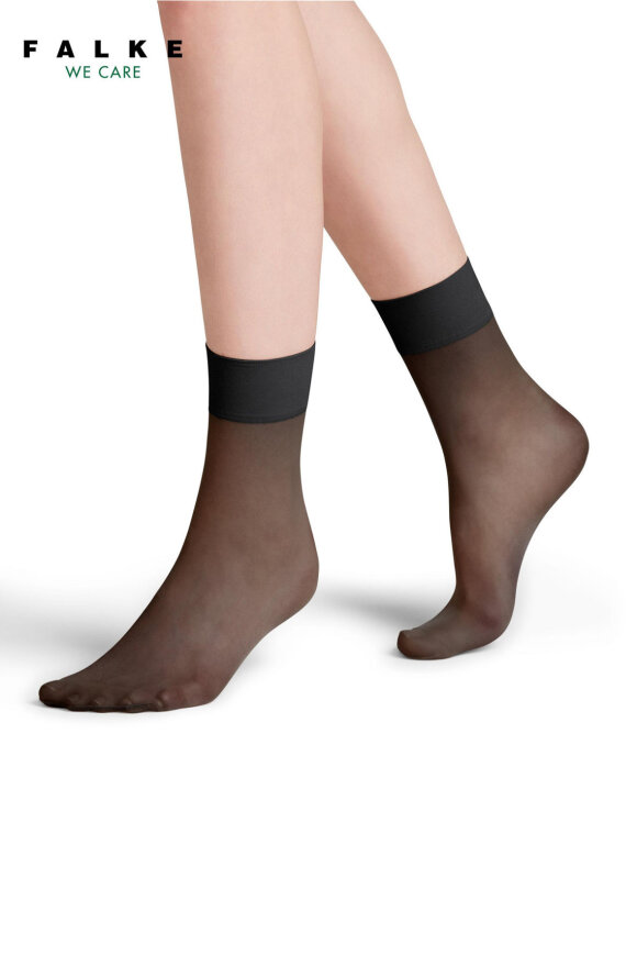 Falke - Pure Matt 20 D Ankle Sock - Ankelstrømpe - Black