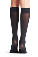 Falke - Pure Matt 50 D Knee-High - Knæstrømpe - Marine