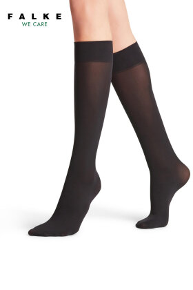 Falke - Pure Matt 50 D Knee-High - Knæstrømpe - Black