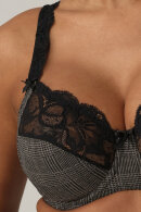 PrimaDonna - Madison - Full Cup 3-Parts Bøjle Bh - Black Tailor