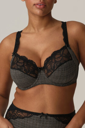 PrimaDonna - Madison - Full Cup 3-Parts Bøjle Bh - Black Tailor