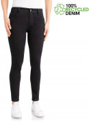 Wonderjeans - Ankle Jeans - Skinny Leg & Mid Waist - Black