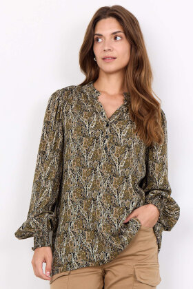 SoyaConcept - SC-Ilya 1 - Print Bluse - Olive