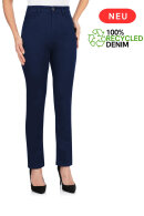 Wonderjeans - High Waist Straight Leg - Blue Used