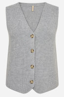 SoyaConcept - SC-Ilia 1 - Strikket Vest - Grey