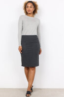 SoyaConcept - SC-Iva 1 Skirt - Nålestribet Gabardine Nederdel - Grey