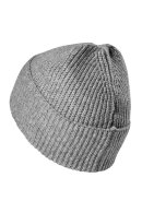 SoyaConcept - SC-Frauke 2 Hats - Ribstrikket Hue - Grey